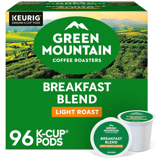 Green Mountain Coffee Roasters Breakfast Blend Single-Serve Keurig K-Cup Pods