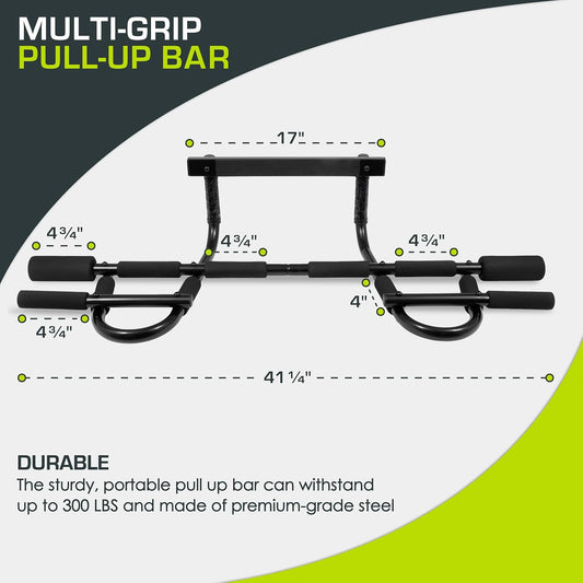 Pull up Bar for Multi Use Fitness & Home Gym Exercise
