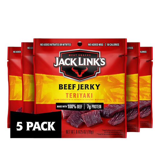 Jack Link's Teriyaki Beef Jerky (5 Pack)