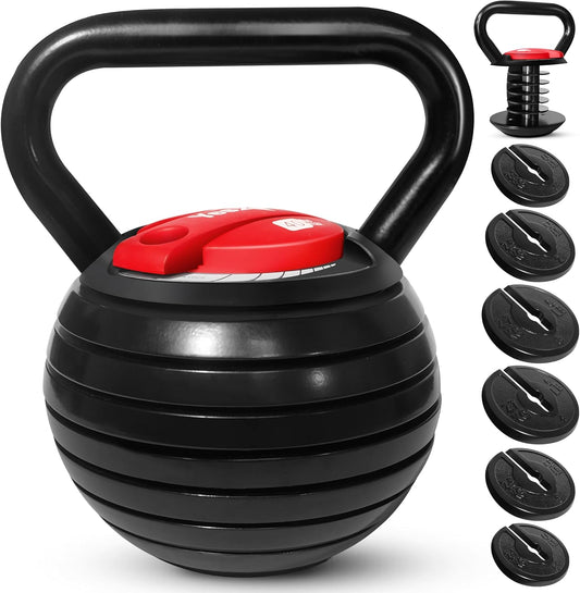 Yes4All Adjustable Kettlebell Set, 20–40 LB Weight Set
