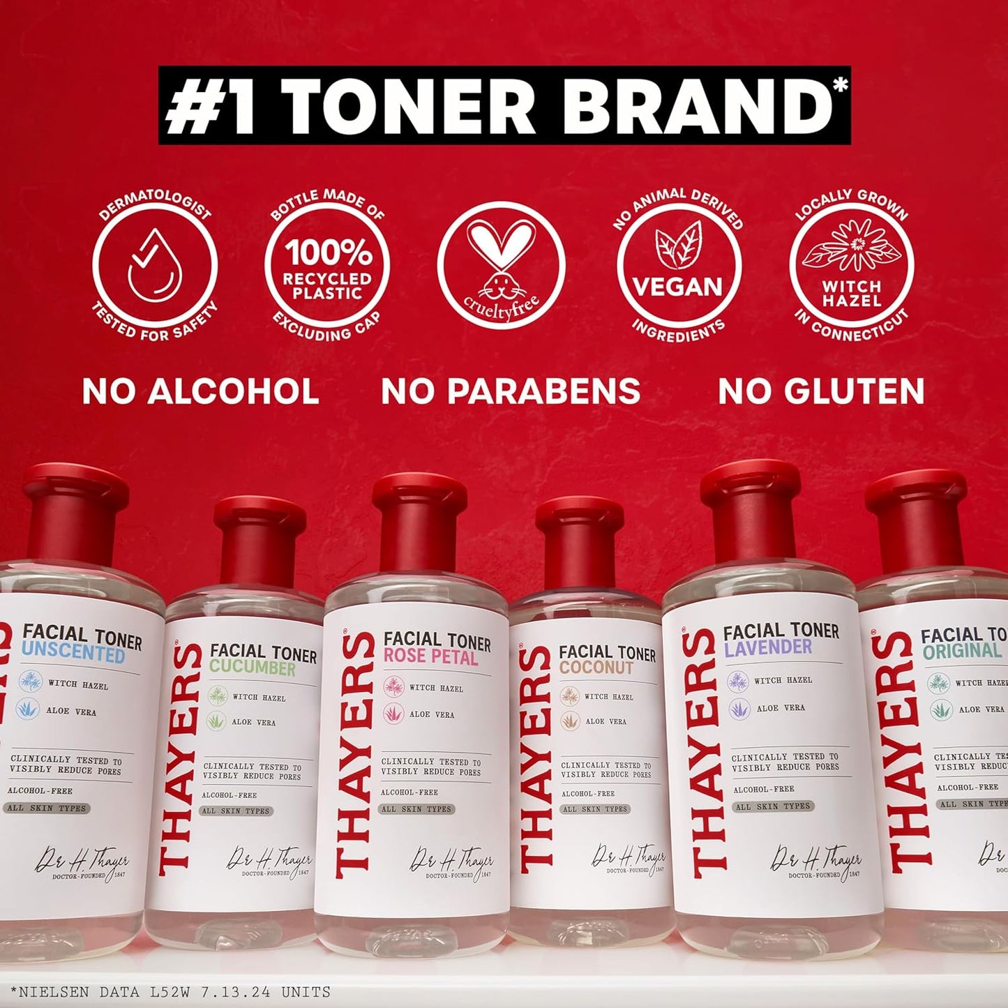 THAYERS Alcohol-Free Rose Petal Witch Hazel Facial Toner