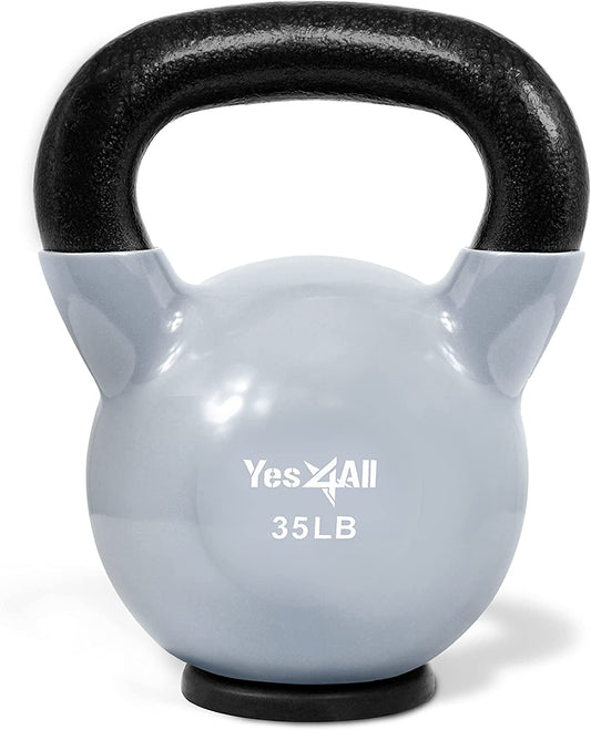 35 Pound Vinyl Coated Kettlebell