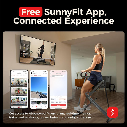 Sunny Health & Fitness Smart Row-N-Ride