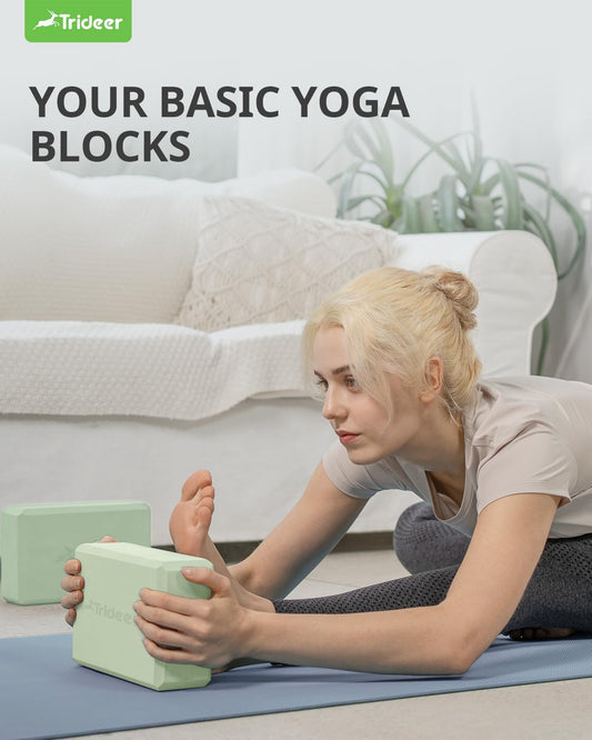 Trideer Yoga Blocks 2 Pack