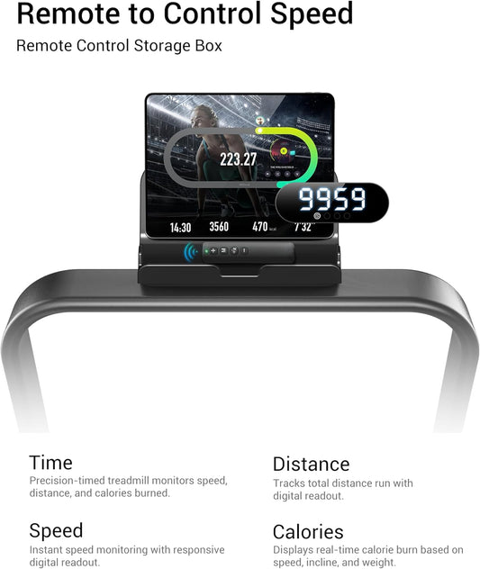 LONTEK 3-in-1 Foldable Treadmill with 300 LBS Capacity