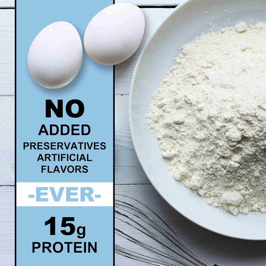 JAYUSS Egg White Protein Powder Unflavored Dried Egg White Powder