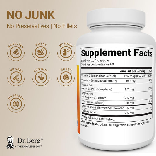 Dr. Berg Maximum Strength 2-in-1 Vitamin D3 K2