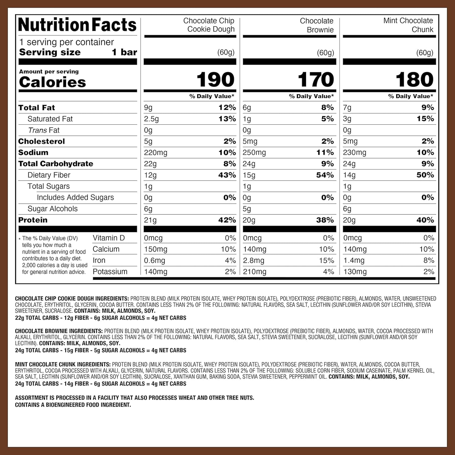 Quest Nutrition Chocolate Lovers Variety Pack, 12 Count