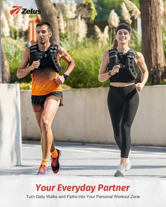 ZELUS Weighted Vest with Reflective Stripe