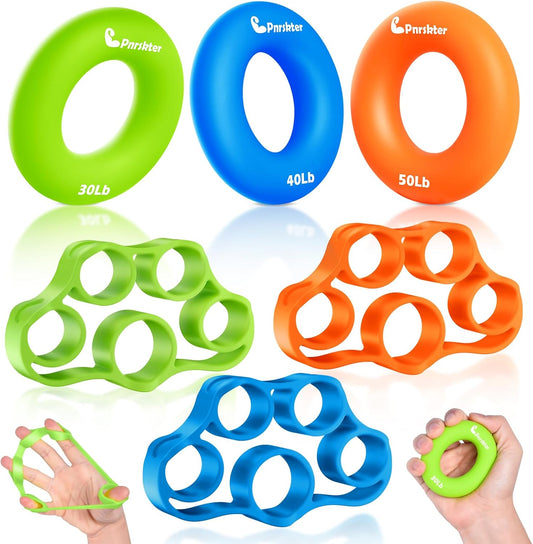 Hand Grip Strength Trainer (6 Pcs)