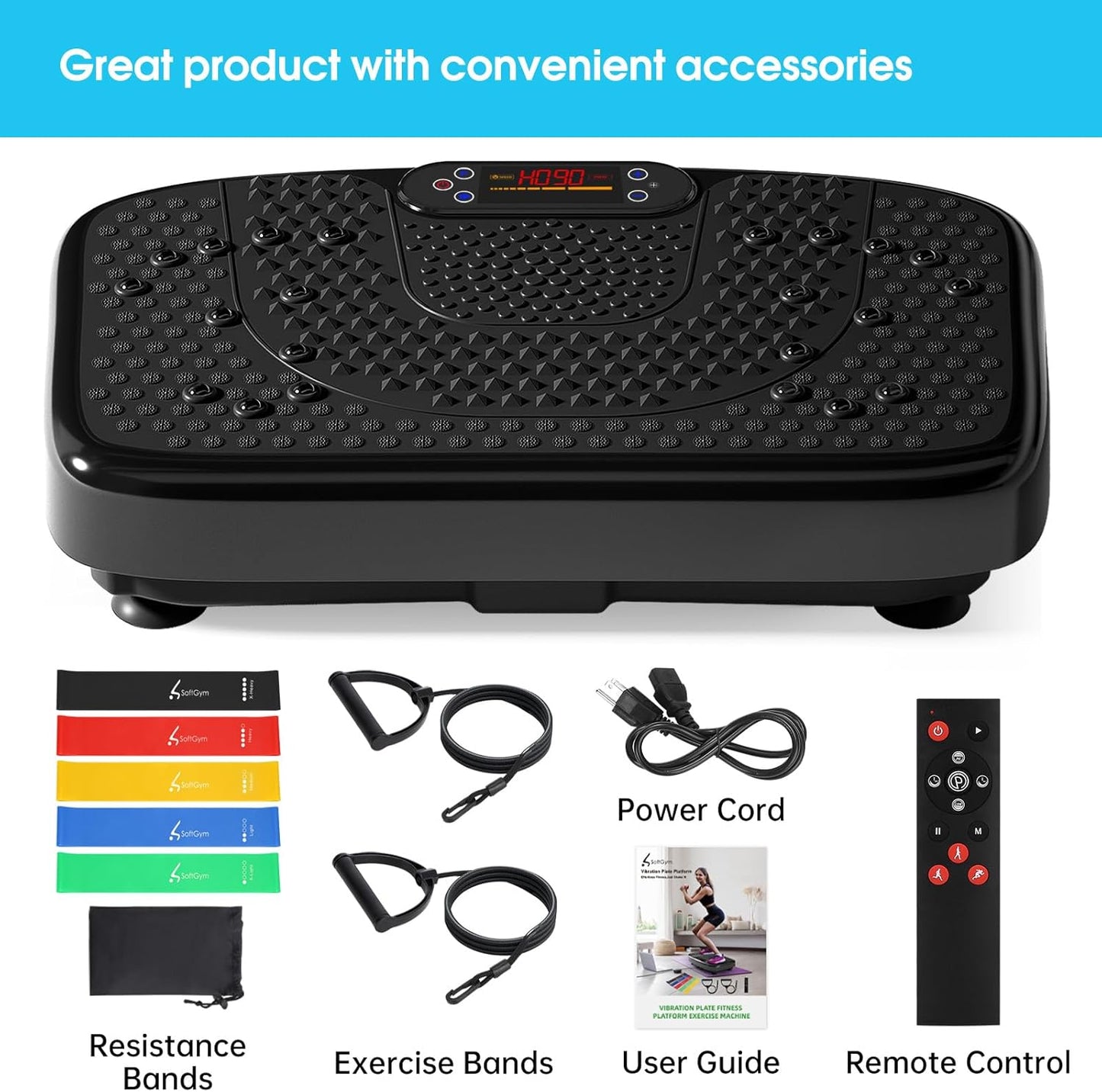 SoftGym Vibration Plate Exercise Machine