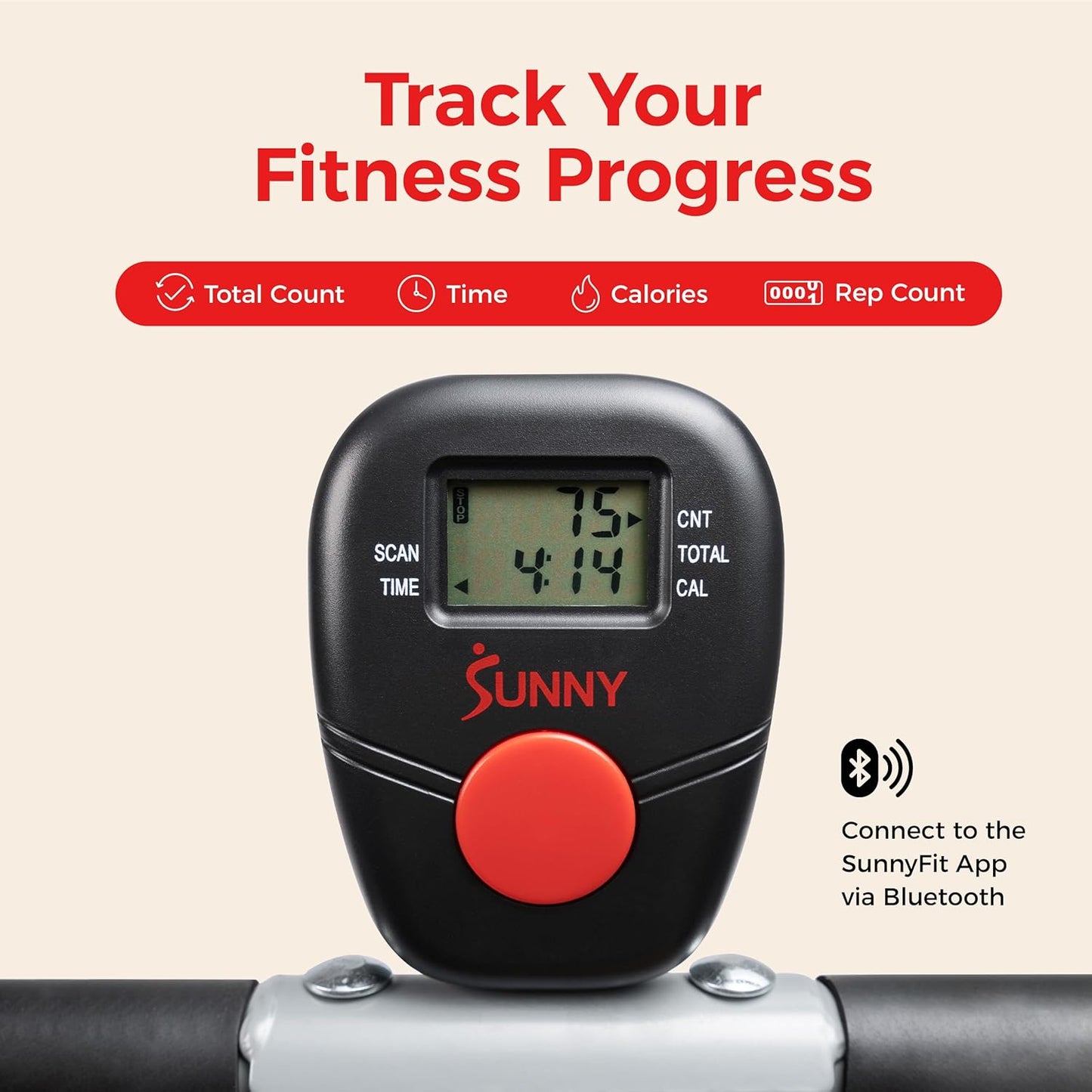 Sunny Health & Fitness Smart Row-N-Ride