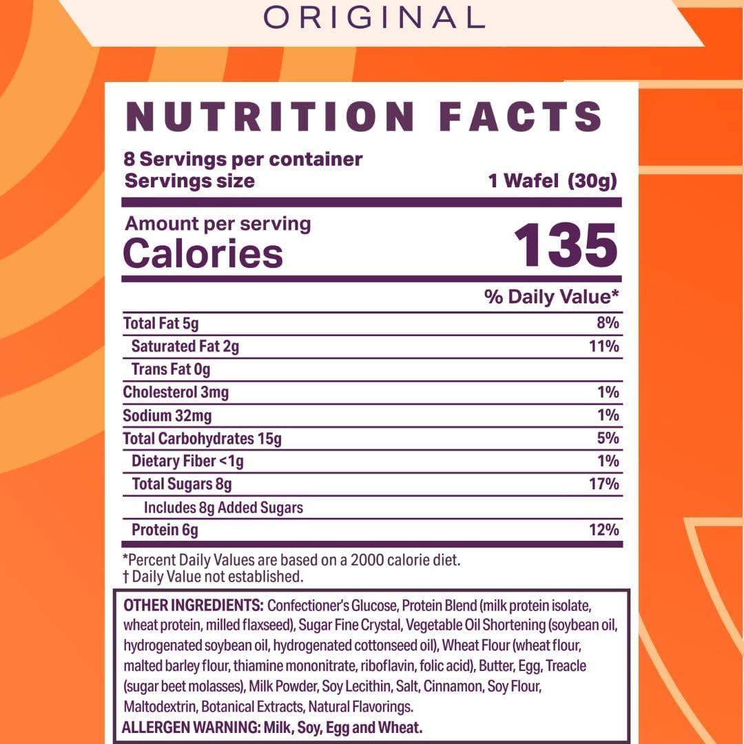 PODIUM® Protein Stroopwafel 8 Count (Caramel)