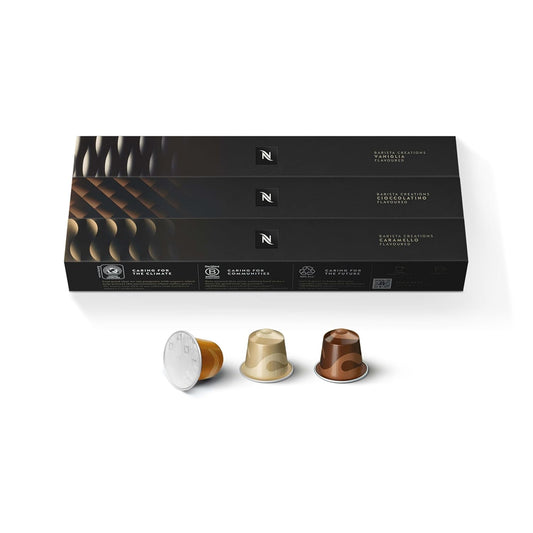 Nespresso Capsules Original Line, Barista Flavored Pack, Medium Roast Espresso Coffee Pods