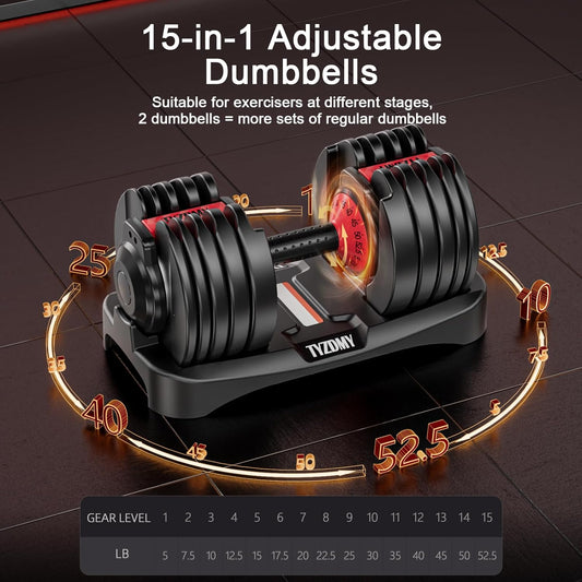 TYZDMY Adjustable Dumbbells Set of 2