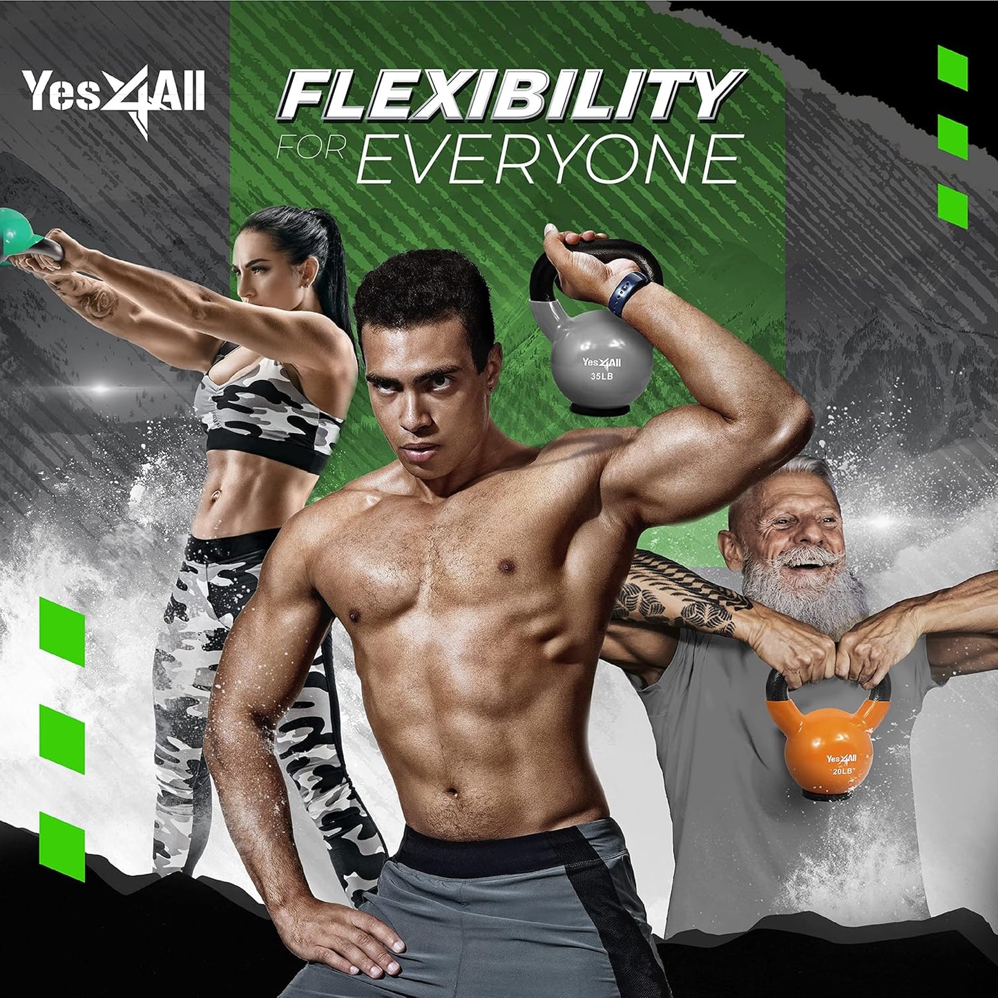 25 Pound Vinyl Coated Kettlebell
