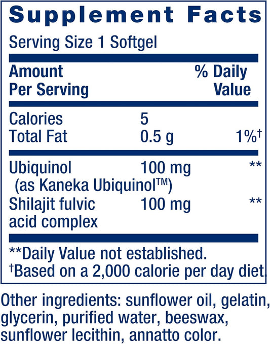 Life Extension Super Ubiquinol CoQ10 with Enhanced Mitochondrial Support