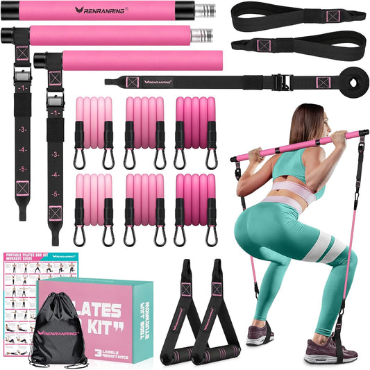 Pilates Bar Kit with Resistance Bands