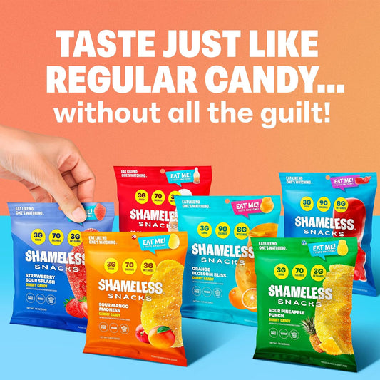 Shameless Snacks Carnival Gummy Candy Variety Pack