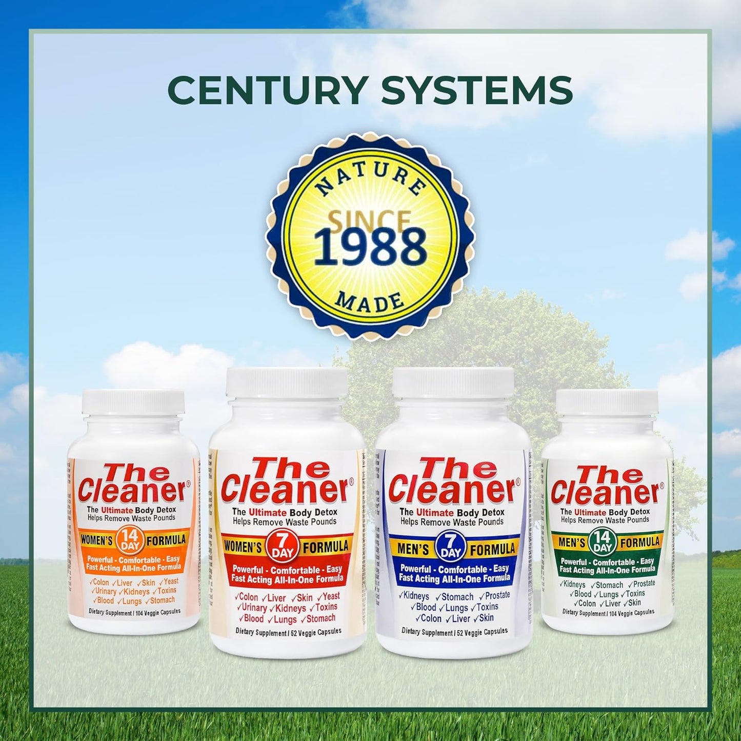 Century Systems the Cleaner Detox Formula for Women