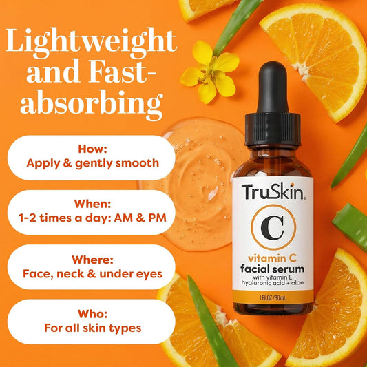 TruSkin Vitamin C Serum for Face - Anti Aging Face Serum