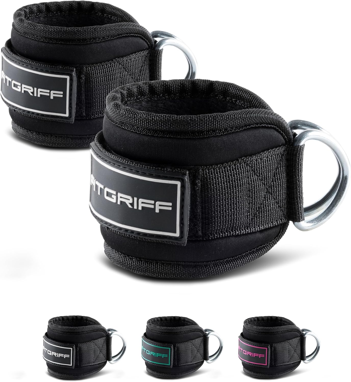 Fitgriff Ankle Straps V3 for Cable Machine (2 Pieces)