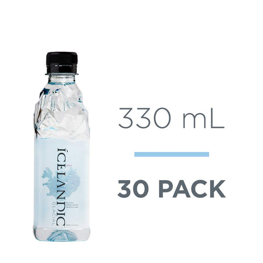 Icelandic Glacial Natural Spring Alkaline Water, 11.1 Fl Oz (Pack of 30)