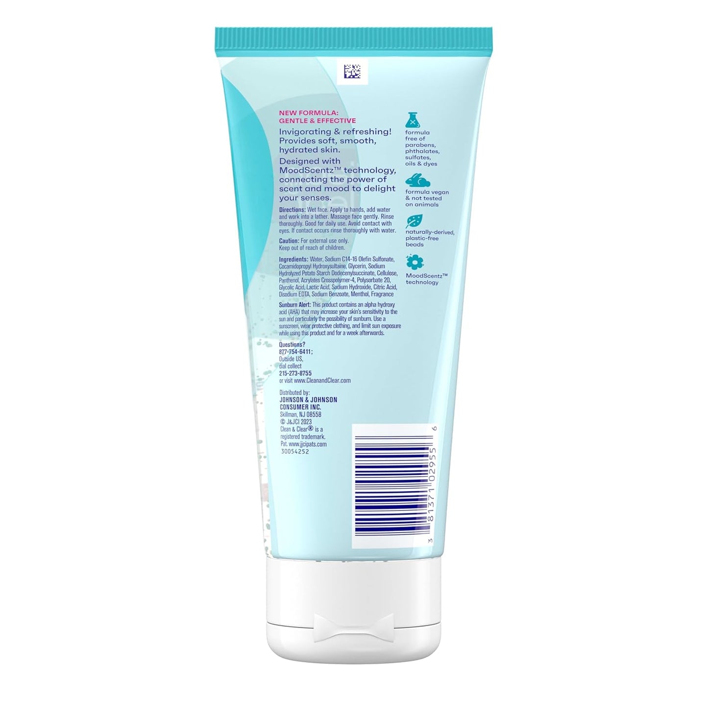Clean & Clear Deep Action Exfoliating Facial Cleanser