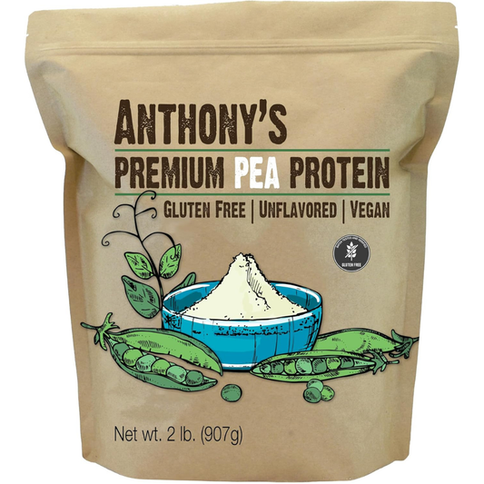 Anthony's Premium Pea Protein, 2 Lb Unflavored