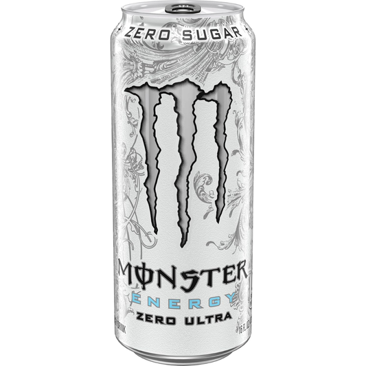 Monster Energy Zero Ultra, Sugar Free Energy Drink, 16 Ounce