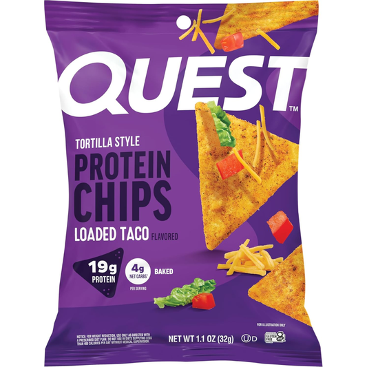 Nutrition Loaded Taco Tortilla Style Protein Chips (Pack of 12)
