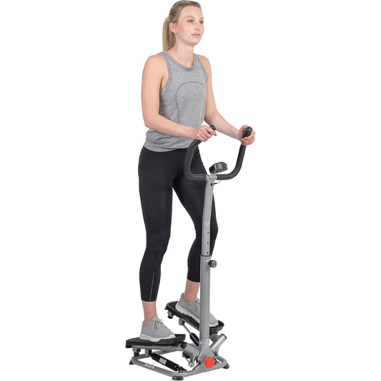 Sunny Health & Fitness Twist Stepper with Handlebar