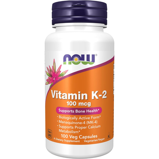 NOW Foods Supplements, Vitamin K-2 100 mcg