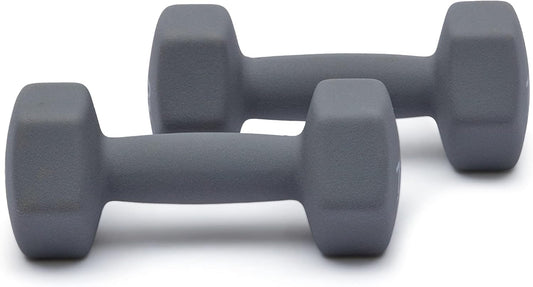 7 Pound Neoprene Dumbbell Hand Weights for Exercise