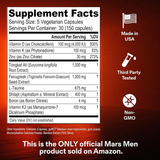 MARS MEN Testosterone Booster for Men