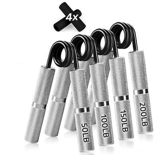 Grip Strength Trainer 4 Pack, 50Lb-200Lb