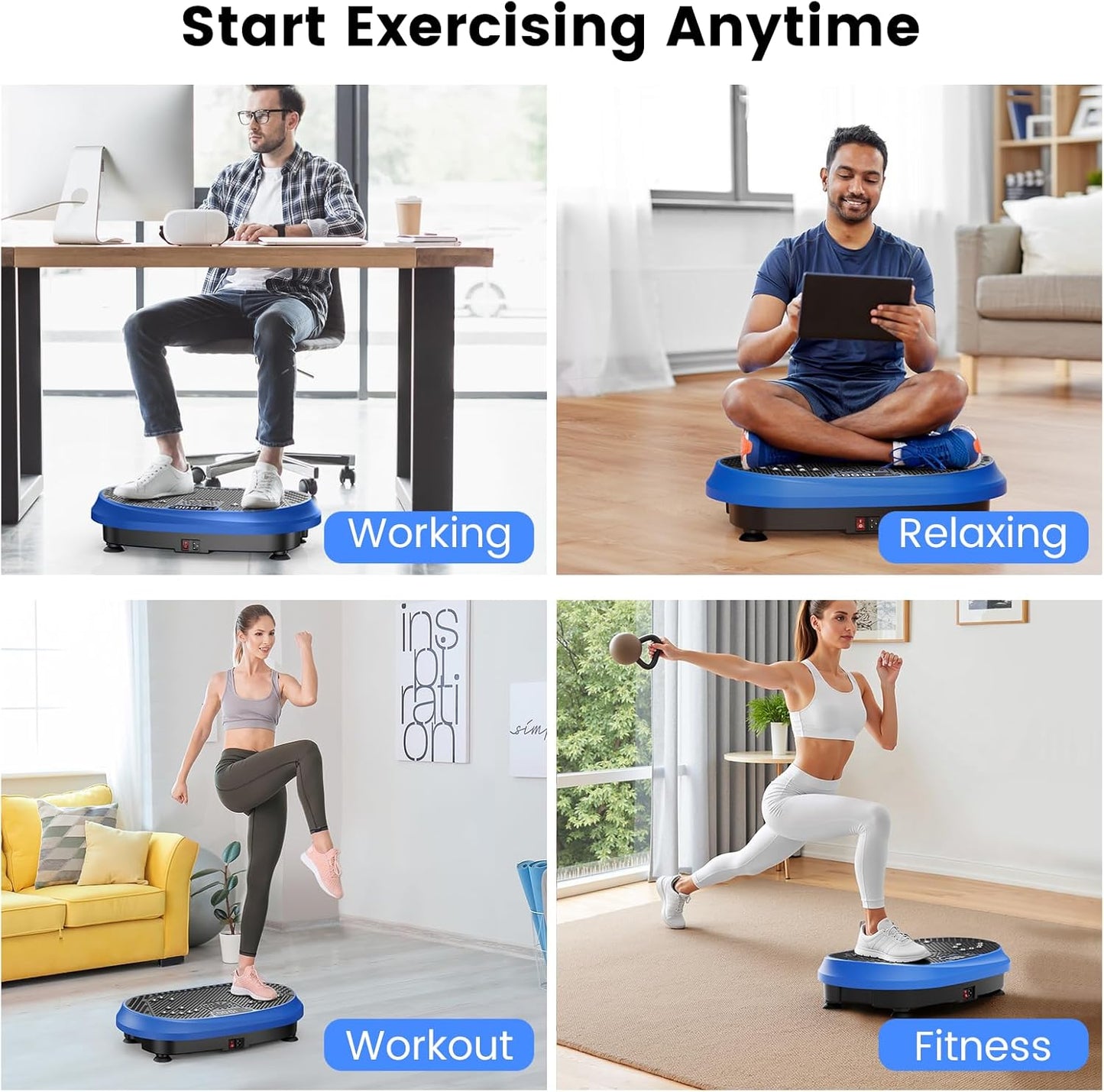 HVX Vibration Plate Exercise Machine