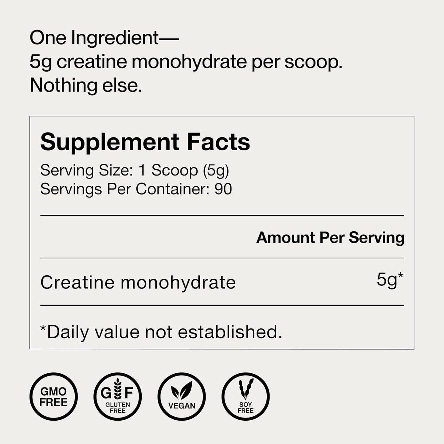 Momentous Creatine Monohydrate Powder