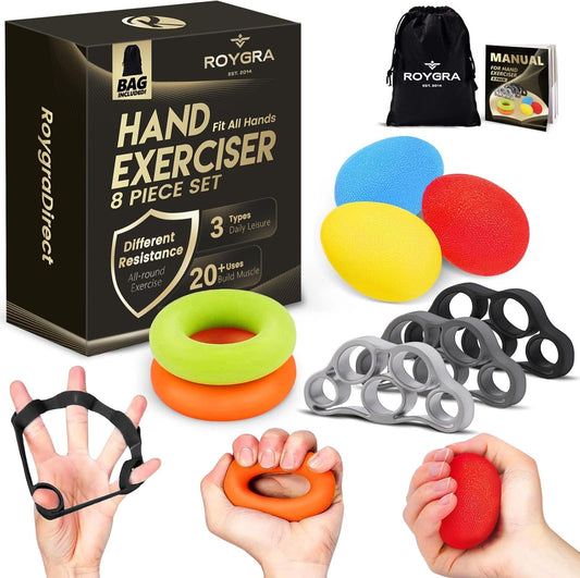 Grip Strength Trainer (8 Pack)