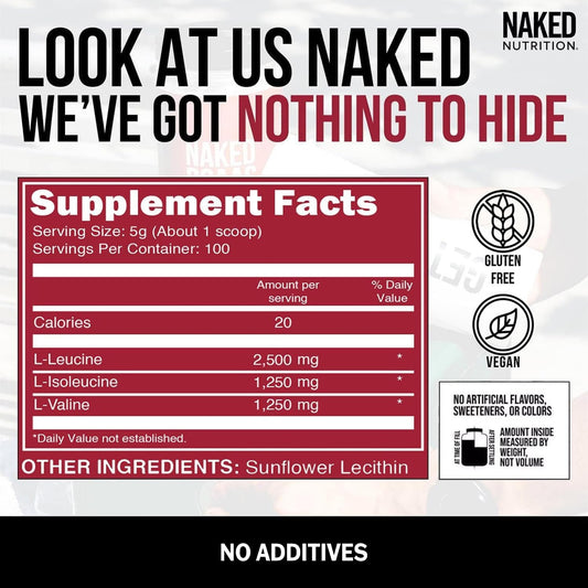 NAKED BCAAs Amino Acids Powder