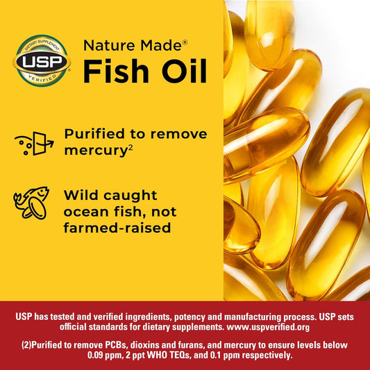 Nature Made Fish Oil Omega 3 Supplements