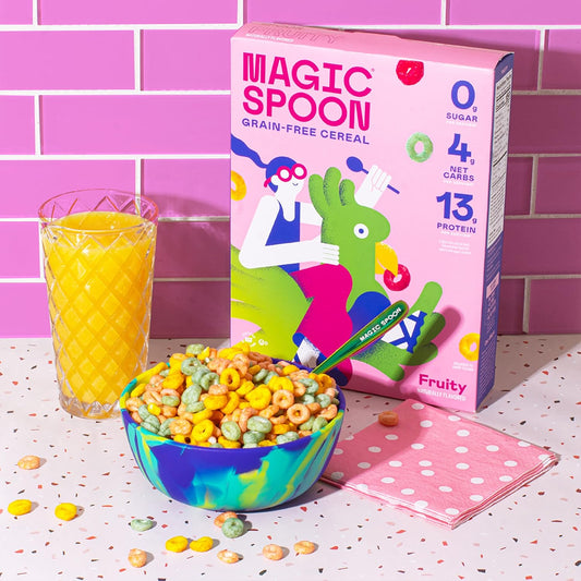 Magic Spoon Cereal - High Protein Cereals - 4 Pack, Fruity