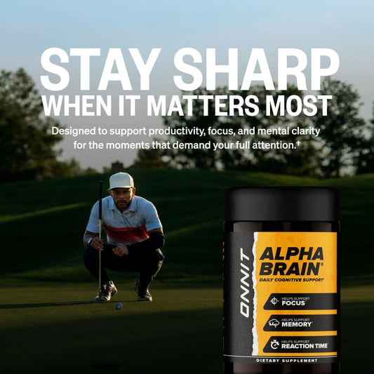 ONNIT Alpha Brain Nootropic Brain Supplement for Focus