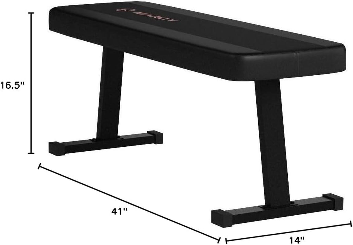 Marcy Flat Utility Weight Bench for Home Gym