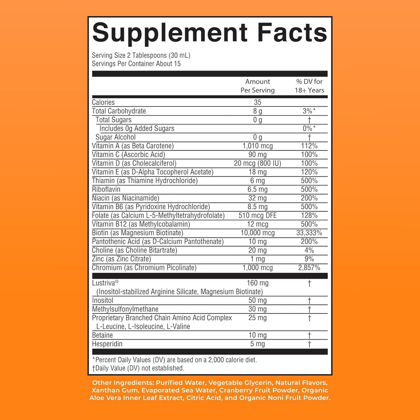 MARYRUTH'S Liquid Multivitamin+Hair Growth
