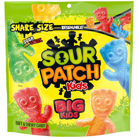Sour Patch Kids, Big Kids Soft and Chewy Gummy Candy, 12 Ounce