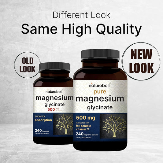 Naturebell Pure Magnesium Glycinate 500mg
