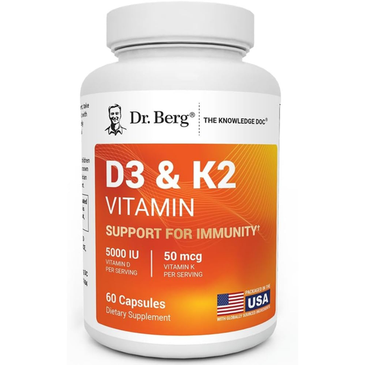 Dr. Berg Maximum Strength 2-in-1 Vitamin D3 K2