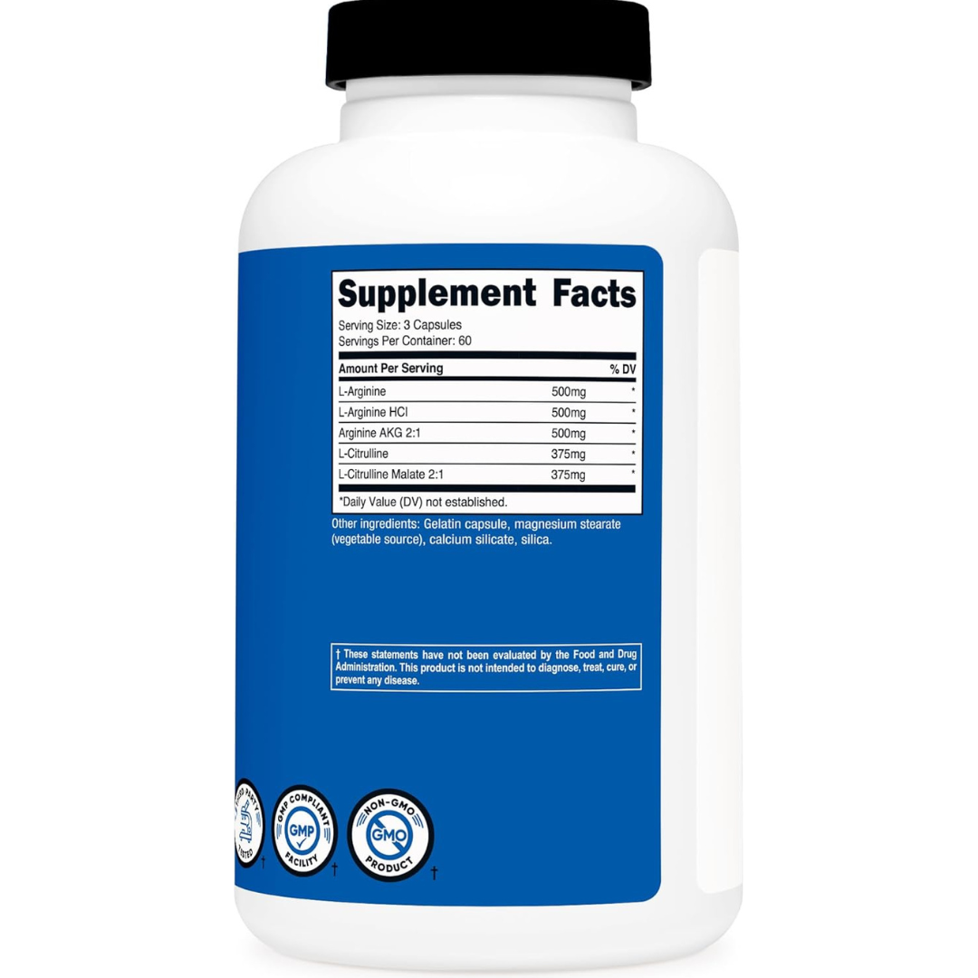 Nutricost Nitric Oxide Booster 2250mg
