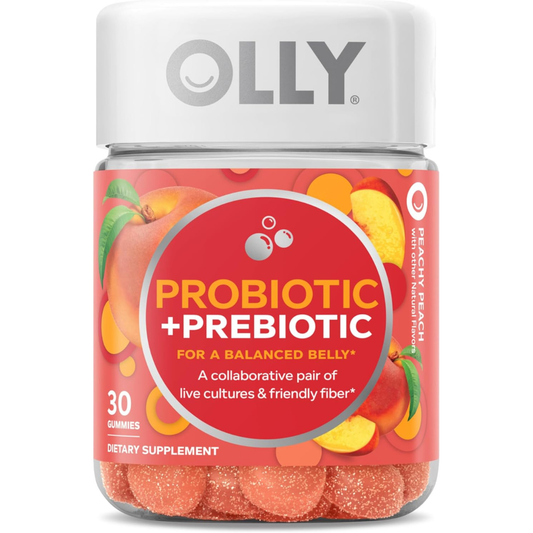 Olly Probiotic + Prebiotic Gummy for Men and Women